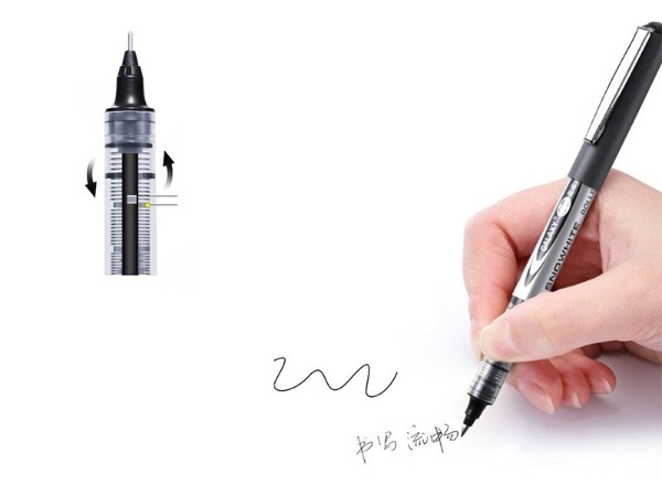 ѩ 0.5MM ɫֱҺʽѧԱǩֱˮ12֧/
