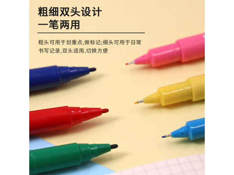 Ǻű PM-120T RED ˮС˫ͷ ɼī ɫ 10֧/