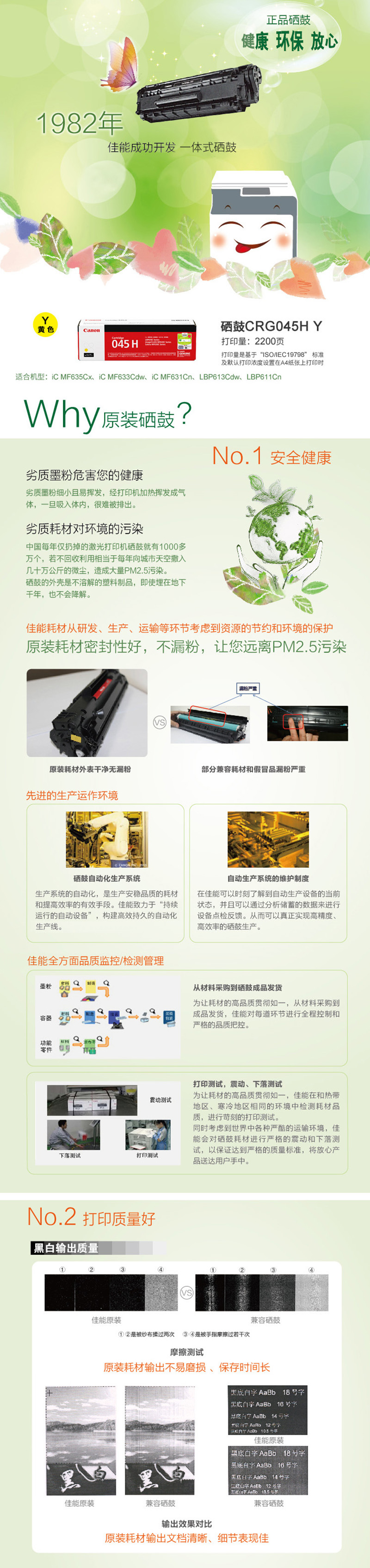  CRG 045H Y  ɫ ic MF635Cx icMF633cDW icMF631Cn LBP613Cdw LBp611Cn)